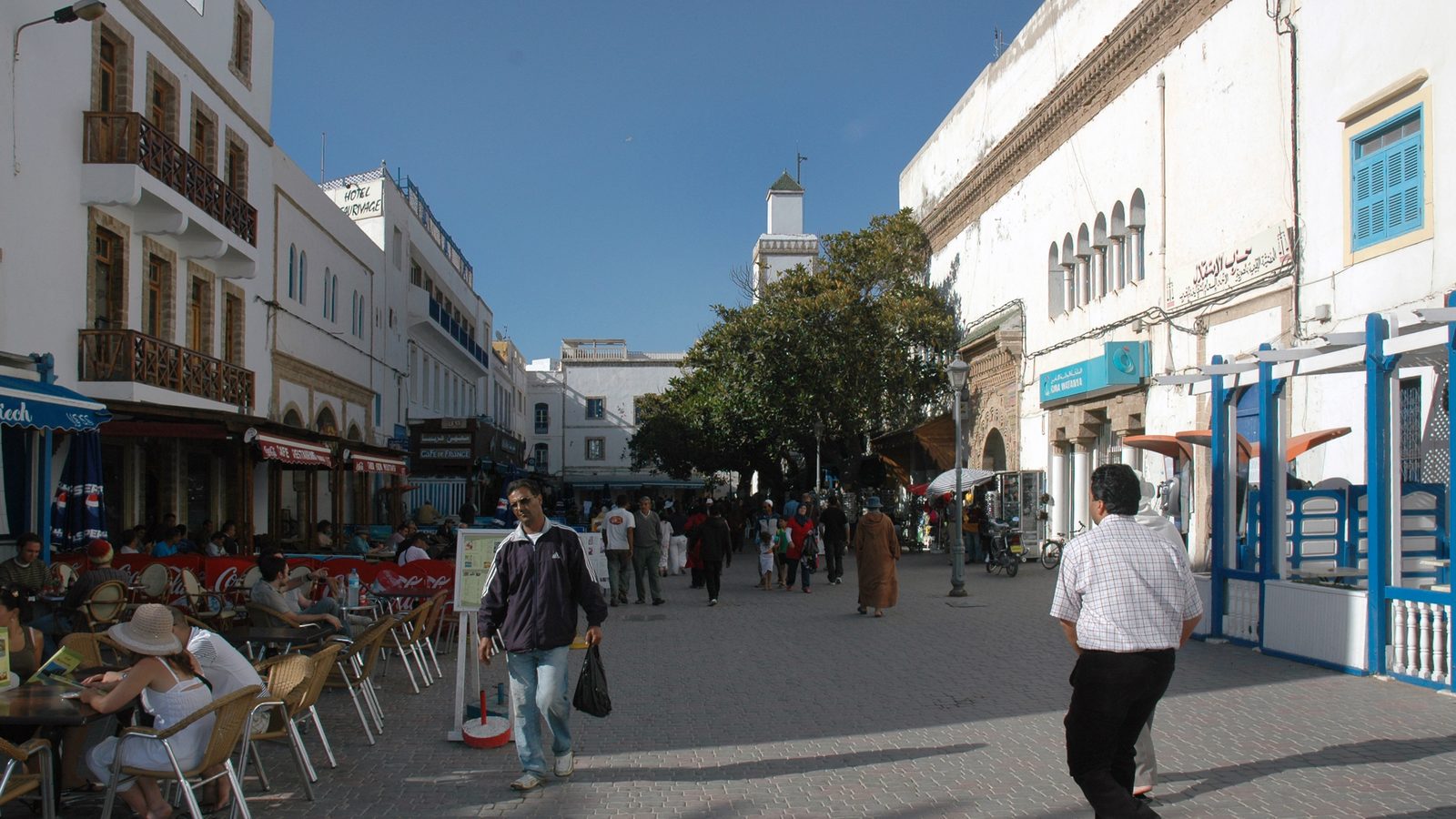 La place Moulay Hassan, place principale de la médina d'Essaouira